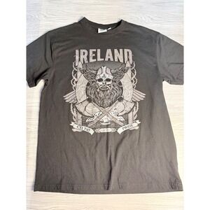 Traditional Craft Wear Ireland Celtic Pride Viking Graphic T-Shirt Gray Mens S